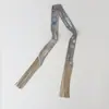 Venta al por mayor del fabricante: Bufanda Larga de Seda con Borlas y Tejido de Sarga, Cinta Decorativa Multiusos Adecuada para Regalo y Decoración de Joyería