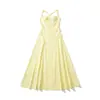 Roupas Europeias e Americanas Transfronteiriças para Mulheres AliExpress Venda Quente Moda Retrô Francês Simples Slim Fit Vestido de Temperamento Vestido de Festa