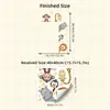 Hs1889Q Design Fofo de Animal Espiando Versão Q Adesivos de Parede para Quarto de Crianças, Decoração de Móveis e Armários, Adoráveis Animais e Estrelas