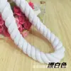 Cuerda de Algodón Trenzada de Tres Hilos Redonda Colorida de 20 mm Cuerda Retorcida Hecha a Mano para Manualidades DIY Trenzada Nudo de 10,000 Palabras Cuerda Roja Cuerda de Tirar