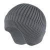 Gorro de Inverno Baotou Masculino e Feminino Proteção Auricular Forrado Lã Gorro à Prova de Vento para Montaria Exterior Quente Elástico Gorro de Tricô para Esqui