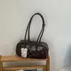 Bolsa Estilo Coreano Novo Feminina de Ombro Único Bolsa Boston com Laço 2026 Textura Estilo Mori Nicho Tendência Bolsa de Axila