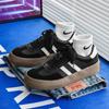 Zapatos de Entrenamiento Alemanes de Estilo Nuevo de Invierno con Forro de Felpa para Hombre, Modernos y Versátiles, Zapatillas de Estudiante a la Moda, Zapatos Deportivos Casuales de Cuero