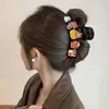 Presilha de Cabelo de Luxo Leve para Cabelos Finos, Presilha de Tubarão Florzinha Fofa Nova 2026, Pinça de Cabelo Grande de Acrílico para Mulheres