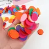 Accesorios DIY transfronterizos junta no tejida tela de fieltro disco de fondo redondo soporte para flores hecho a mano soporte de piezas parche