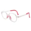 Precio de Fábrica Directo 2025 Monturas de Silicona de Moda para Niños Se Pueden Equipar con Lentes Graduados Monturas de Miopía para Estudiantes de Primaria Monturas de Moda