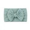 Diadema Elástica de Nylon Tejida a Mano de Color Sólido con Lazo de Ala Ancha para Niños, Amazon Europeo y Americano Transfronterizo, Accesorios para el Cabello Infantil 228