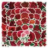 Pacote de Adesivos de Flores Vintage: Girassóis, Flores de Estufa, Rosas e Adesivos de Material para Diário de Papel