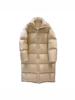 Chamarra Larga Blanca de Plumas de Pato con Cuello Alto para Mujer, Nuevo Estilo Invierno 2026, Holgada y Moderna, Abrigo Cálido Acolchado Hasta la Rodilla