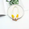 Cordón para Teléfono Móvil Combinación de Colores Simple Ins Moderno Cadena de Cuerda de Nylon Trenzada Nudosa Correa de Muñeca Hebilla Doble Cordón de Paracord Anillo de Resorte