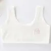 Período de desenvolvimento de roupas íntimas femininas, colete infantil grande para meninas, estudante do ensino fundamental, sutiã infantil de algodão puro para adolescentes
