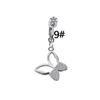 Traje de Gatte con circonita, corazón, luna, mariposa, perforado, falso anillo para ombligo, clavo, clip para ombligo, joyería, pendientes, clip para oreja
