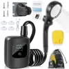 Gadget de Banho ao Ar Livre Transfronteiriço, Chuveiro Portátil, Essencial para Camping, Bomba de Água Autoescorvante Recarregável