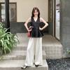 Conjunto Casual para Mujer 2025 Verano Nuevo Estilo Rejuvenecedor Versátil Cómodo Agradable a la Piel Casual Conjunto de Dos Piezas Moderno
