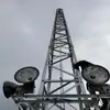 Torre de Iluminação Tipo Elevatória Ferroviária 21,5m Parque Logístico Torre de Iluminação de Inundação 20m Torre de Iluminação de Cais de Porto Marítimo Estrutura de Aço