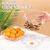 Prato de Frutas Plástico Transparente Prato de Frutas Sala de Estar Doméstico Simples Prato de Doces Lanches Frutas Secas Prato de Petiscos Novo Chinoiserie Escritório
