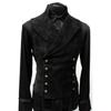 Traje Coreano de Moda para Hombre Otoño e Invierno 2025 Transfronterizo Wish Chaqueta de Ante de Doble Botonadura con Cuello Mao Chaleco Chaleco Moda