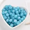 Cuentas de Agujero Grande Resina de Sirena Cuentas Redondas Cuentas Sueltas Coloridas DIY Tejido Cadena de Cuentas Tejido a Mano Accesorios para Trajes de Baño Accesorios de Ropa