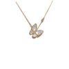 Collar de Mariposa Dulce de Moda Popular de TikTok Diseño Nicho Sentido Avanzado Cadena de Clavícula Única y Linda