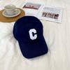 Gorra de béisbol suave con bordado en forma de C para mujer, informal, combinable con todo, con protección solar, para estudiantes y hombres, primavera y verano