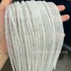 Pieza Herciniana de Ángulo Recto 2*4 Hebilla de Piedra Natural Espaciador de Cristal Cuenta de Ábaco Dongling Verde Junta de Cuenta Dispersa Joyería