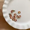 Celebridad de Internet Huevo de Paloma Explosivo Taladro para Uñas Punto Super Brillante Forma de Cono Diamante de Imitación Decoración para Uñas Ovaladas