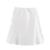 Falda de Verano 2026 Nueva Moda Elegante Color Sólido Estilo Simple Línea A de Cintura Alta para Aliexpress