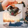 Nuevos Adornos Colgantes Decorativos Transfronterizos, Árbol de Navidad Festivo, Perro de Acrílico Plano Lindo, Adornos de Navidad
