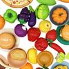 Brinquedo Infantil de Frutas Descascáveis Conjunto de Corte de Frutas e Legumes Artificial Pode Ser Usado como Arroz