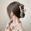 Pinza para el Pelo de Flor para Cabello Grueso en la Parte Trasera de la Cabeza, Pinza para el Pelo de Lazo Linda y Sencilla, Tamaño Grande para Mujeres, Popular Pinza de Tiburón de Acrílico