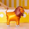 Nuevos globos de foil de animales que caminan, globos de mascotas de dibujos animados que caminan, decoraciones para fiestas de cumpleaños infantiles, regalos para puestos callejeros