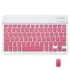 Adequado para iPad Tablet Teclado Bluetooth Celular Teclado de 10 polegadas e Conjunto de Mouse Mouse Sem Fio Silencioso Palavras-chave de Processamento