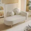 Mejora de Apartamento Pequeño: Sofá Chaise Longue con Capacidad de Almacenamiento, Sillón Reclinable Estilo Europeo, Área de Descanso Mini Tienda de Ropa para Dormitorio, Sofá Individual Color Caramelo