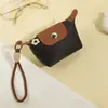 Bolso Mini Dumpling Bloque de Color, Billetera para Monedas, Bolso Pequeño, Bolsa para Guardar Llaves del Coche y Tarjetas, Bolsa para Auriculares, Colgante