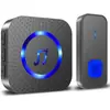 Timbre Inalámbrico para Uso Doméstico, Timbre Electrónico Musical Impermeable, Tonos de Llamada de Larga Distancia 400m, Dispositivo de Llamada para Ancianos