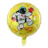 Balões Redondos Estampados de 18 polegadas Decorações Redondas para Festa de Aniversário em Inglês Bolas Decorativas para Centésimo Dia de Bebê Venda por Atacado