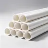 Tubo ranhurado de PVC, tubo de água filtrante de PVC, tubo perfurado, tubo de poço, tubo roscado, tubo de drenagem ranhurado, plástico DN5063