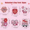 Decoración de Patio para el Día de San Valentín Transfronteriza Inserto Tablero Hueco Decoración para Fiesta en el Jardín Césped Exterior Inserto Personalización