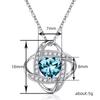 Cadena de clavícula Cao Shi con incrustaciones de circonitas, popular colgante de trébol de cuatro hojas, temperamento de alta gama, Corea del Sur, explosiones transfronterizas, collar para mujer