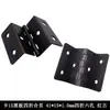 Bisagra de tres pliegues accesorios de bisagra para puerta de mueble armario bisagra de hierro plegable doblada ferretería para marco de fotos armario de zapatos armario con espejo venta al por mayor