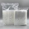 Bolsa Autoadhesiva Cuadrada de 20 Seda para Empaque de Alimentos Bolsa con Cierre de Cremallera Empaque al por Mayor Bolsa Auto Sellante Transparente Blanco Pe