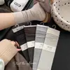 Calcetines Rayados Retro Delgados de Primavera y Otoño para Mujer, Calcetines Casuales Japoneses de Media Pantorrilla para Primavera y Verano, Mismo Estilo que Little Red Book, Calcetines Sueltos, Zhuji