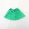 Falda Tutú de Malla de Tres Capas Falda de Velos de Tres Capas Falda de Puntos Ondulados Falda Corta Roja Ropa para Niños Puntos de Estrella