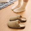 Birkenth para Padres e Hijos 2025 Nuevo Estilo Ropa de Abrigo Pantuflas Retro Holgadas Moda Femenina Birkenth de Punta Cerrada para Niños Medianos y Grandes
