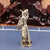 Latón Puro Li Bai Li Taibai Levanta una Copa Invita a la Luna Decoración Vintage para el Hogar Artesanía para Escritorio de Oficina Pequeños Adornos