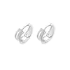 Pendientes Geométricos Trenzados en Forma de U de Lujo Ligero Europeo y Americano, Pendientes Versátiles para Mujer, Pendientes Elegantes al por Mayor