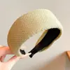 Diadema Ancha de Lunares Estilo Coreano Retro para Niñas 2026 Nueva Diadema Superior de Calavera Accesorios para el Cabello para Adelgazar el Rostro Infantil