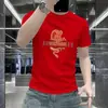Camiseta Nueva de Alta Calidad para Hombre de Manga Corta, Cuello Redondo, Elegante, Lujo Ligero, Moda Tendencia para Hombre, Estilo Delgado, Verano 2026