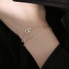 Pulsera Mobius de plata esterlina s925 nicho ins marea pulsera círculo moda fabricantes de joyería al por mayor de doble mano