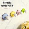 Gancho Ventosa Macaron, Gancho Fuerte Adhesivo para Entrada, Adhesivo de Alta Resistencia, No Requiere Taladro, Gadget de Gancho para Colgar Ropa en Puertas